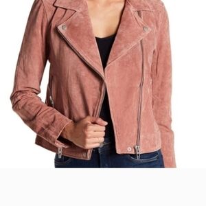 Blank NYC Dusty Pink Leather Jacket